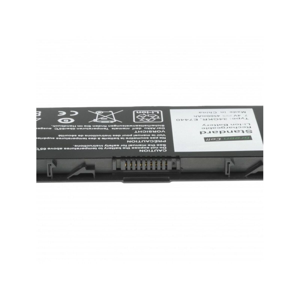 Laptopbatterij Green Cell DE93 Zwart 4500 mAh